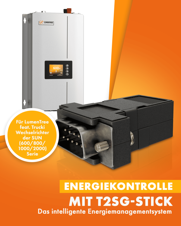 Energiekontrolle mit T2SG-Stick